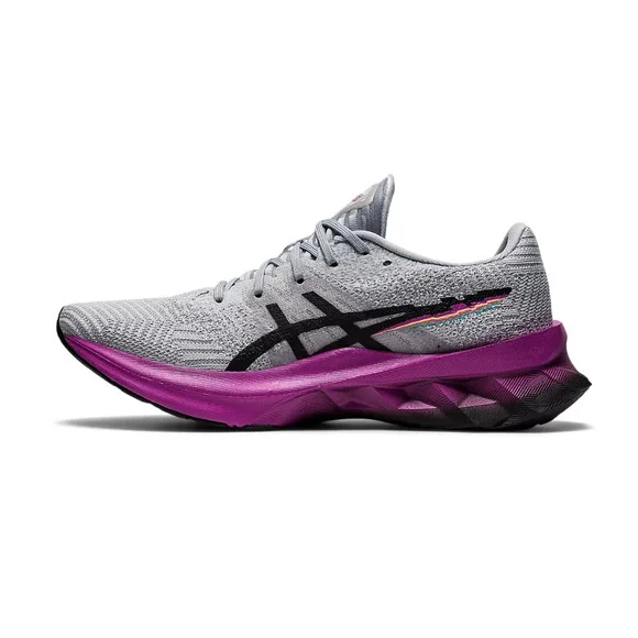 Asics NOVABLAST Running Shoe Piedmont Grey Black  | Women's 10.5 NEW - Picture 4 of 7